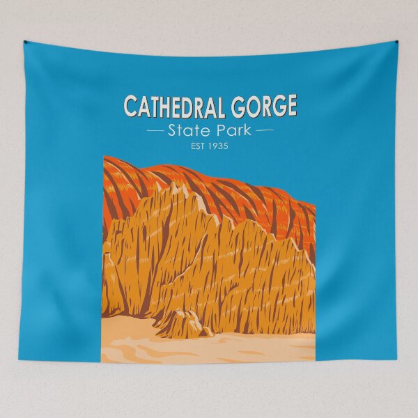 Item preview, Cathedral Gorge State Park Nevada Vintage designed and sold by KrisSidDesigns.