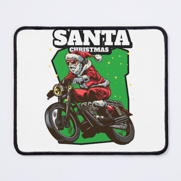 Item preview, Cool Santa riding bike on Chrismas designed and sold by utile style.