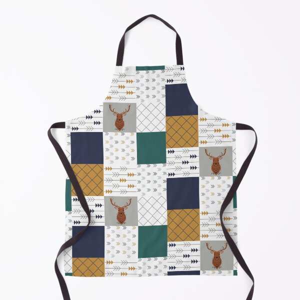 Item preview, Deer Patchwork, funny buck design designed and sold by Abstract-Shop-0.