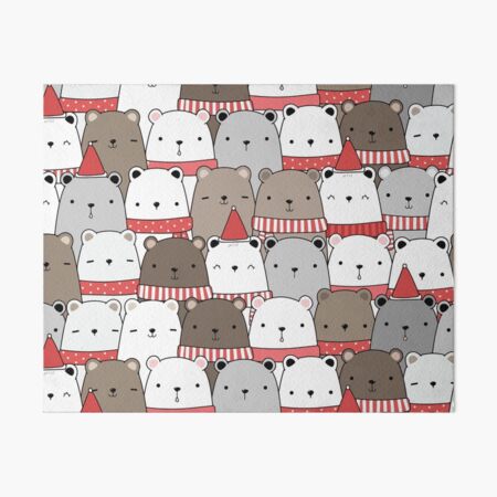 polar bear Art Board Print