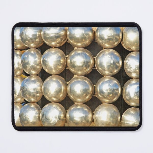 Item preview, Sparkling metallic balls as abstract background. designed and sold by IaroslavB.