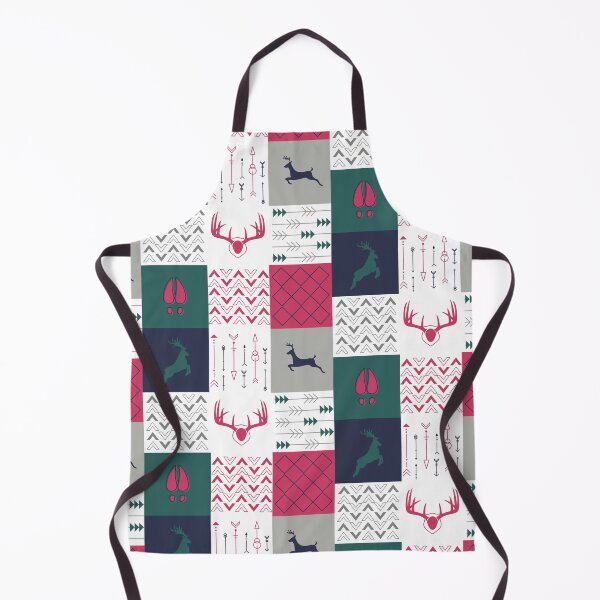Item preview, Deer Patchwork, funny buck and pink pattern design designed and sold by Abstract-Shop-0.