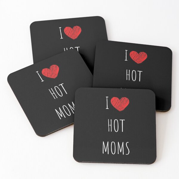 Item preview,  I Love Hot Moms, hot milfs design for hot moms and milfs lover gift for men designed and sold by Diferenty Shop  ⭐⭐⭐⭐⭐.
