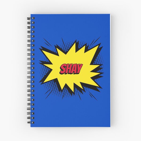 Item preview, Shay name id tag comic custom personalized kapow style artwork designed and sold by CreatedbyJR.