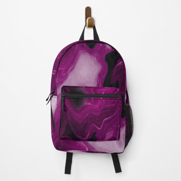 Purple Black Ice Liquefied  Backpack