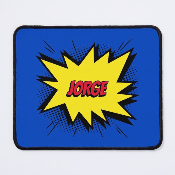 Item preview, Jorge name id tag comic custom personalized kapow style artwork designed and sold by CreatedbyJR.