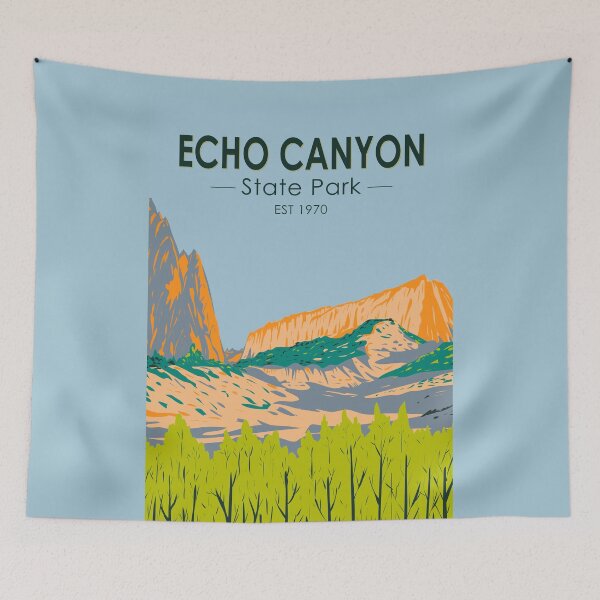 Item preview, Echo Canyon State Park Nevada Vintage designed and sold by KrisSidDesigns.