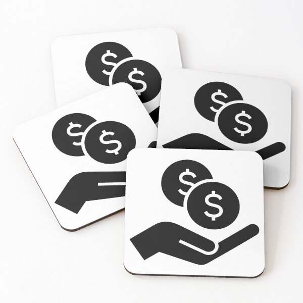 Item preview, Hand with dollar coins designed and sold by nikolae.