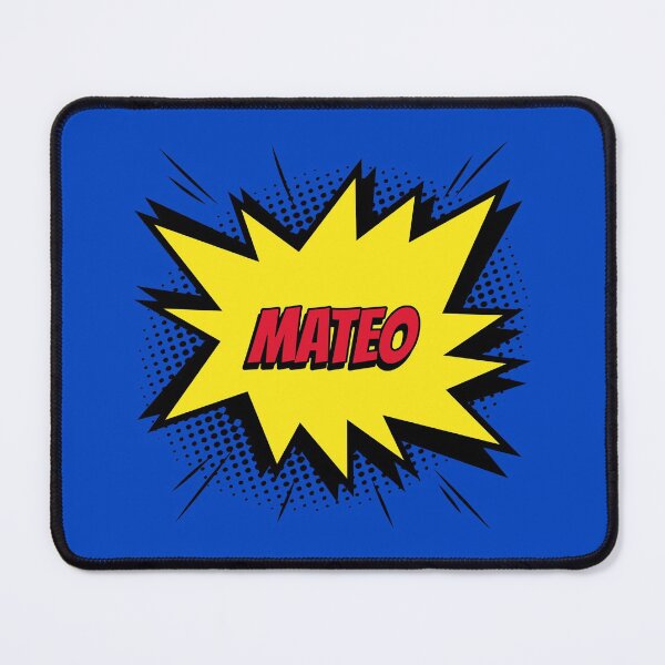Item preview, Mateo name id tag comic custom personalized kapow style artwork designed and sold by CreatedbyJR.