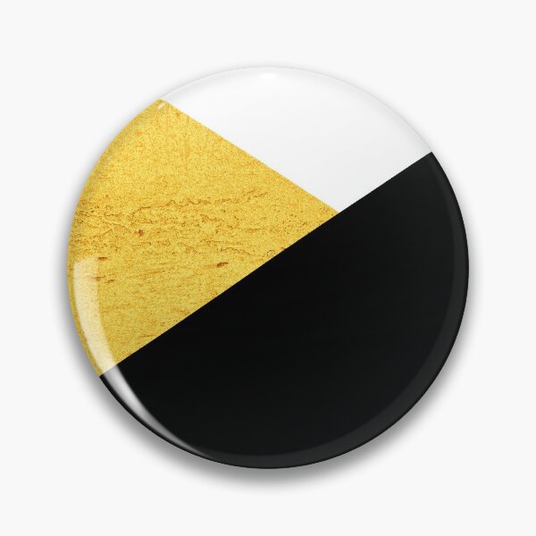 Item preview, Black and gold geometric collage on white background designed and sold by by-jwp.