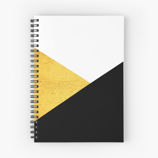 Item preview, Black and gold geometric collage on white background designed and sold by by-jwp.