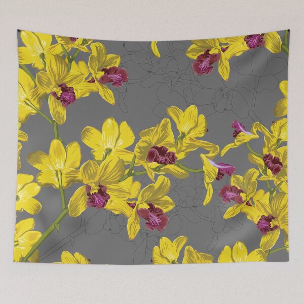 Item preview, yellow Orchid designed and sold by zaher97.