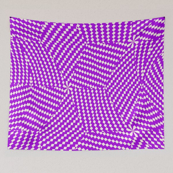 Item preview, Diamantes fractales estirados morados y blancos abstractos designed and sold by SXW Designs.