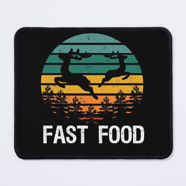 Item preview, Fast Food Funny Deer Hunting Season Big Vintage Retro Forest designed and sold by Rabbitti.