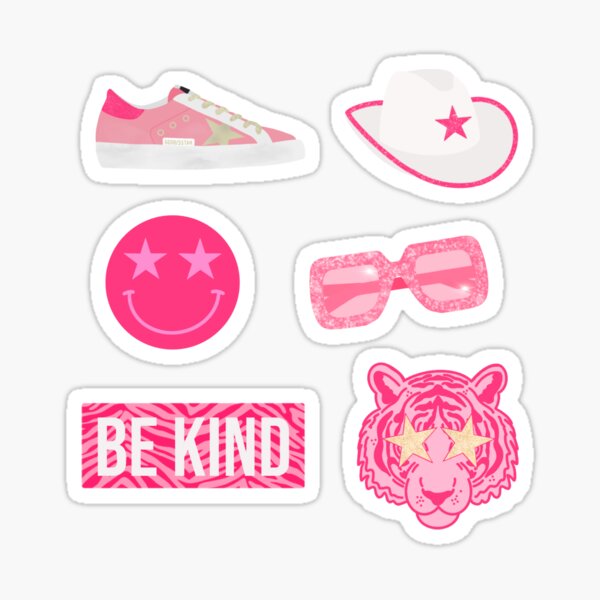 Pinkest Preppy Sticker Pack Sticker.