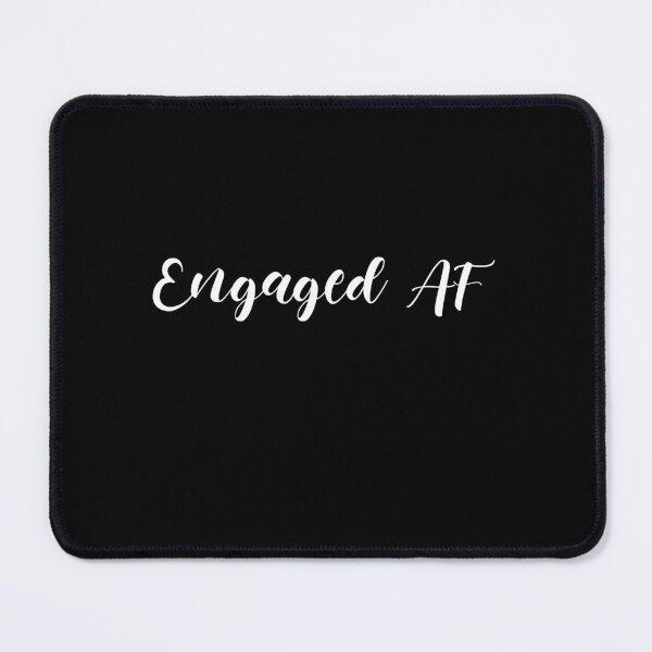 Item preview, Engaged AF (white) designed and sold by Allyoudois.