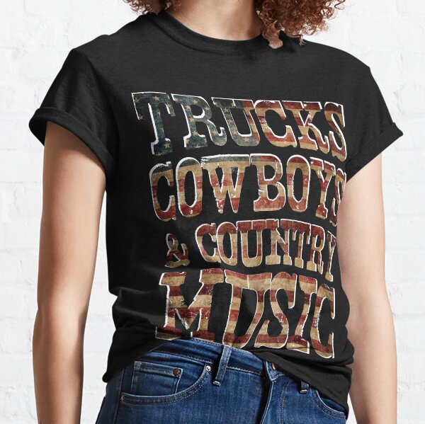 Cowboys Make Me Cry T-shirt Western Shirt Vintage Country 