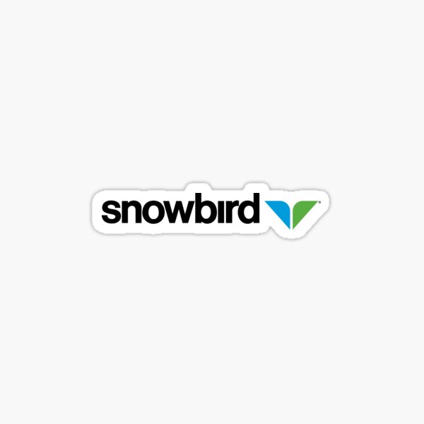 Mini Snowbird Wings Measures 3 1/2” Souvenir Sticker/decal Snowbird UT 