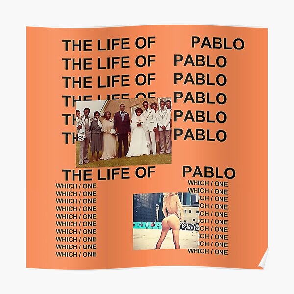 The Orange Cover Life Rap Aesthetic Poster Poster