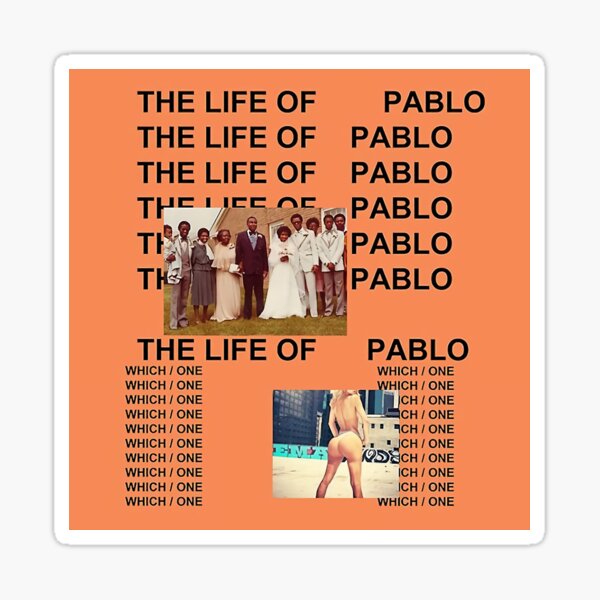 The Orange Cover Life Rap Aesthetic Poster Sticker