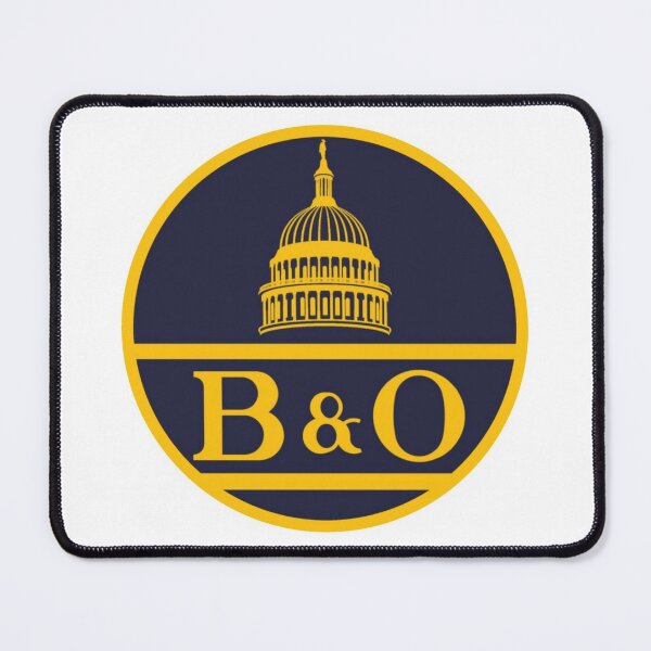 Baltimore and Ohio Railroad Logo Mouse Pad