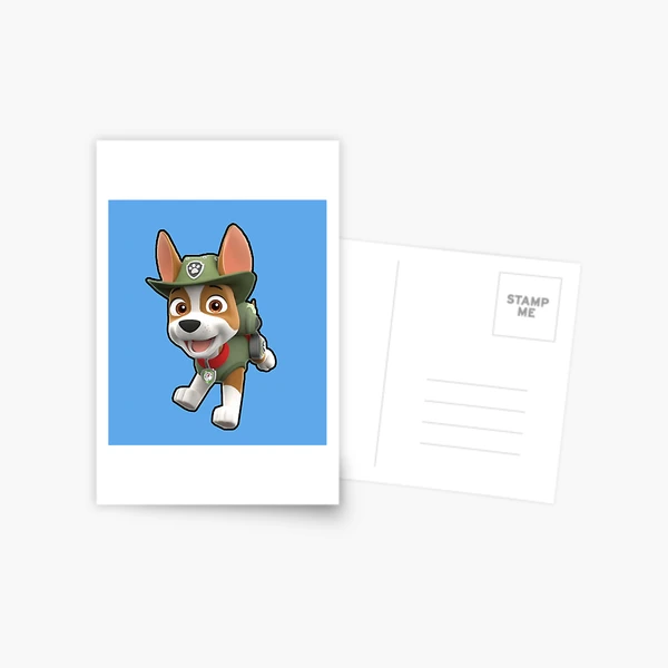 Paw Patrol Tracker Postcard for Sale by VlajkoArtist