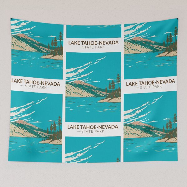 Item preview, Lake Tahoe Nevada State Park Nevada Vintage designed and sold by KrisSidDesigns.