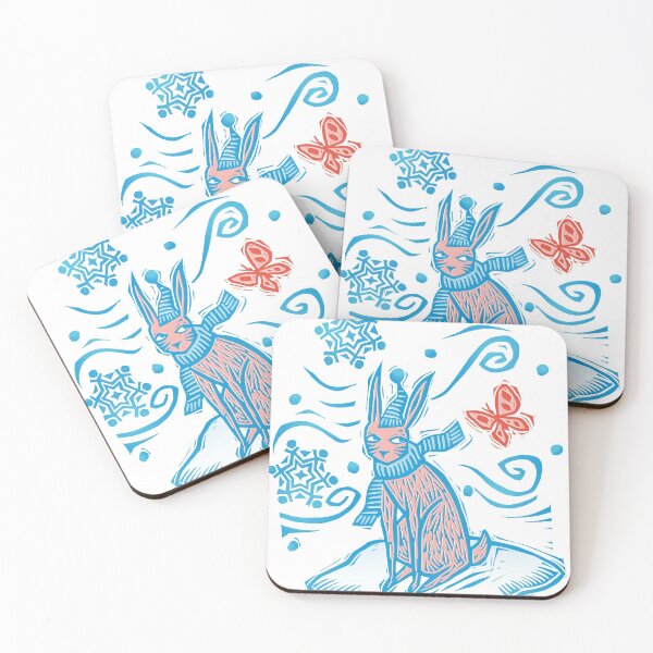 Item preview, A Christmas Rabbit Dreams of Spring designed and sold by stodd.