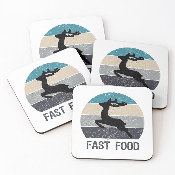Item preview, Fast Food Funny Deer Hunting Season Big Buck Vintage Retro Grays designed and sold by Rabbitti.