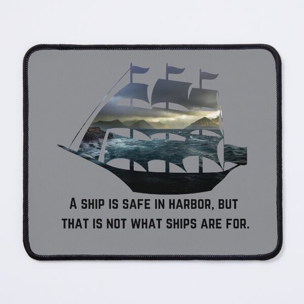 Item preview, A ship in harbor designed and sold by WolfberryStore.