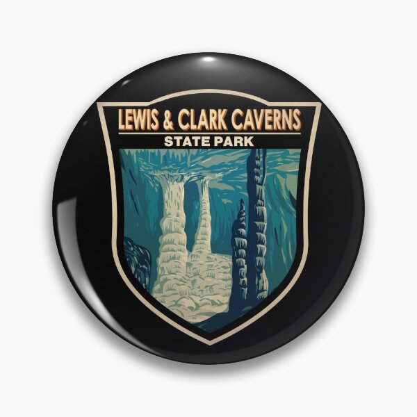 Item preview, Lewis and Clark Caverns State Park Montana Badge designed and sold by KrisSidDesigns.