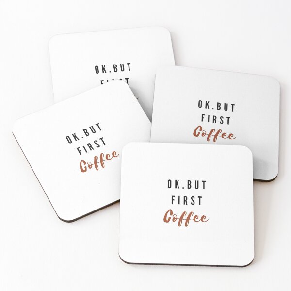 Item preview, Ok But First Coffee  designed and sold by oufa.