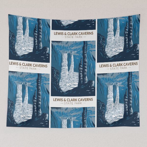 Item preview, Lewis and Clark Caverns State Park Montana Vintage designed and sold by KrisSidDesigns.