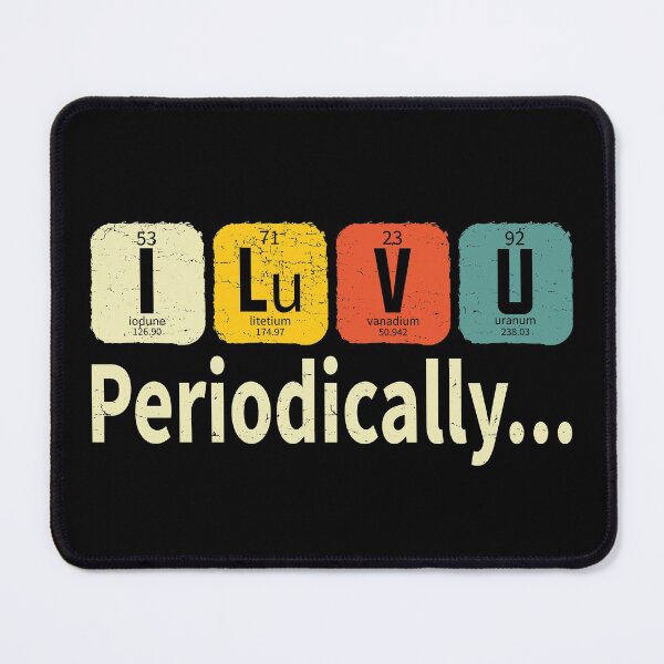 Item preview, Vintage Primary Elements Of Love Science I Lu V U Chemistry designed and sold by YAHIA-14.