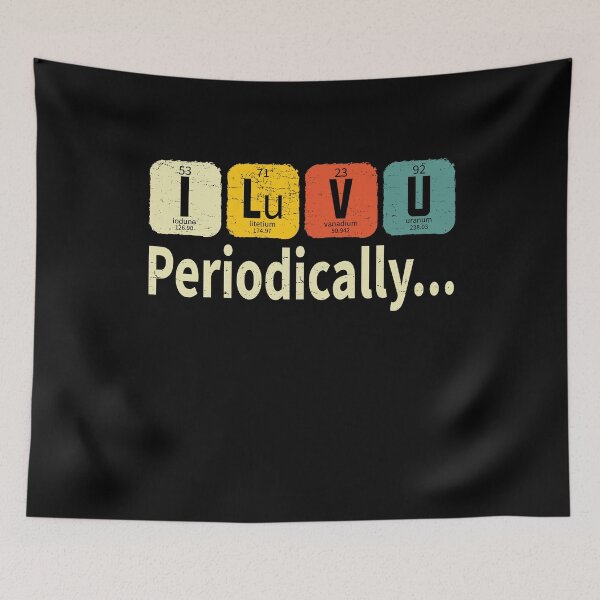 Item preview, Vintage Primary Elements Of Love Science I Lu V U Chemistry designed and sold by YAHIA-14.