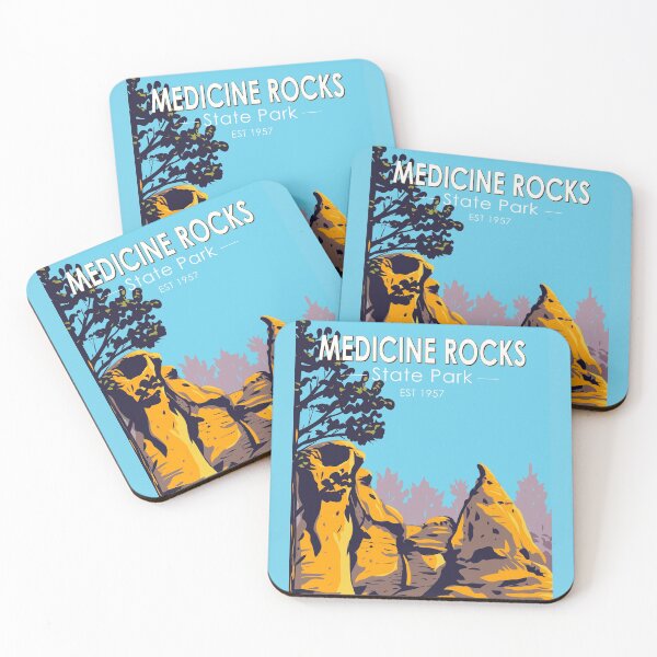Item preview, Medicine Rocks State Park Montana Vintage designed and sold by KrisSidDesigns.