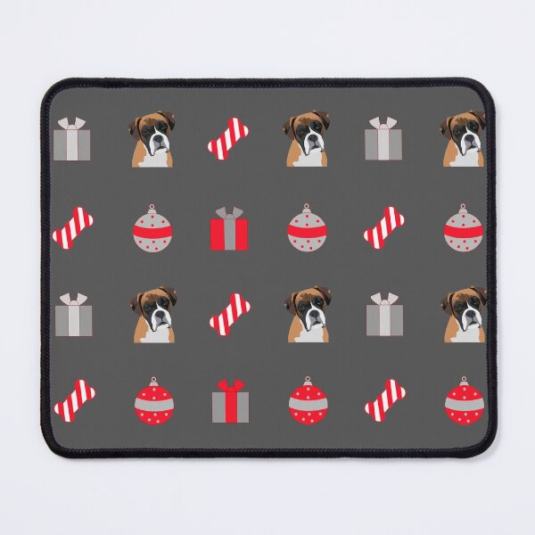 Item preview, Christmas Boxer Dog Pattern designed and sold by KCPetPortraits.