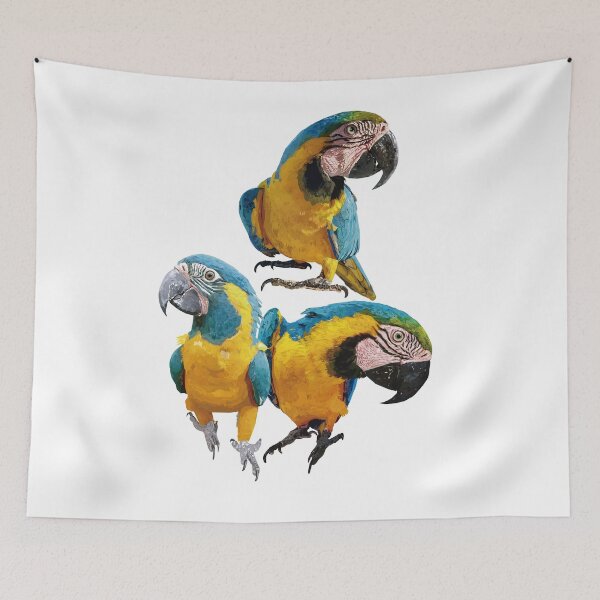 Item preview, The blue-yellow macaw designed and sold by obscurite.