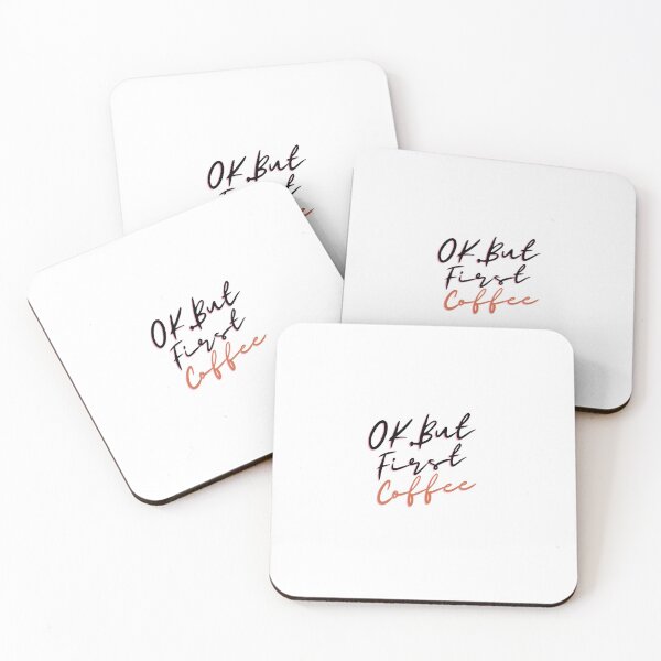 Item preview, Ok But First Coffee  designed and sold by oufa.