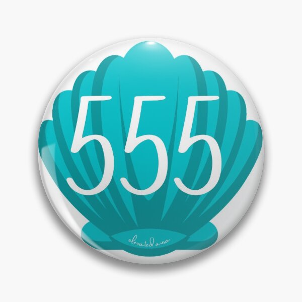 Item preview, Angel Number 555 Aqua Seashell designed and sold by elevated-aura.