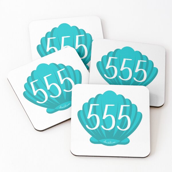 Item preview, Angel Number 555 Aqua Seashell designed and sold by elevated-aura.