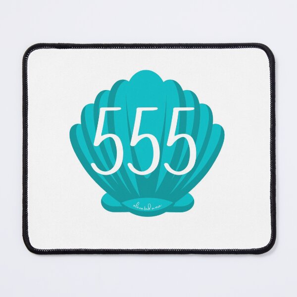 Item preview, Angel Number 555 Aqua Seashell designed and sold by elevated-aura.