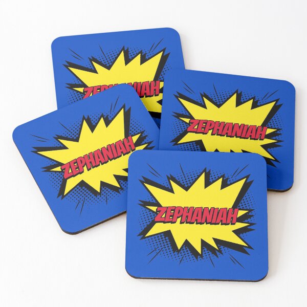 Artikelvorschau, Zephaniah Name ID Tag Comic benutzerdefinierte personalisierte Kunstwerke im Kapow-Stil entworfen und verkauft von CreatedbyJR.