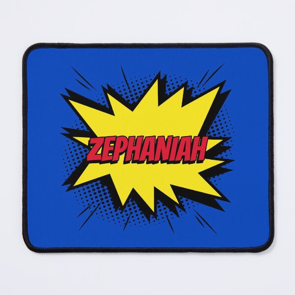 Item preview, Zephaniah name id tag comic custom personalized kapow style artwork designed and sold by CreatedbyJR.