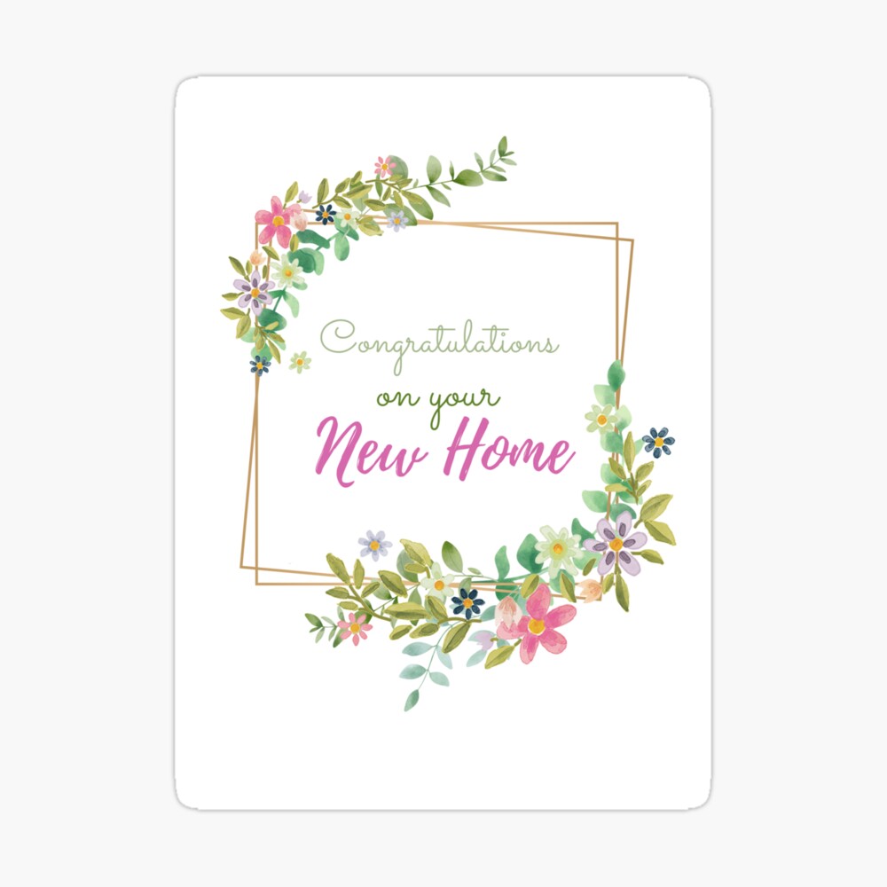 congratulations-on-your-new-home-greeting-card-for-sale-by-obyd-redbubble for Free Printable Congratulations On Your New Home Cards Congratulations on your New Home