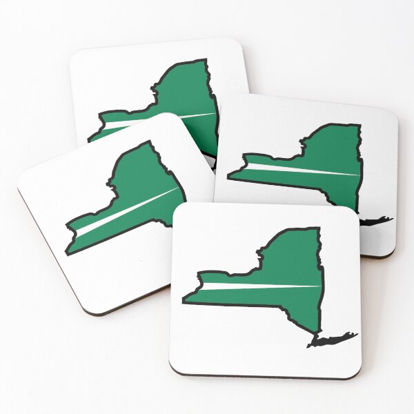 Item preview, Jets Modern New York State Map designed and sold by Gang Green Gear.