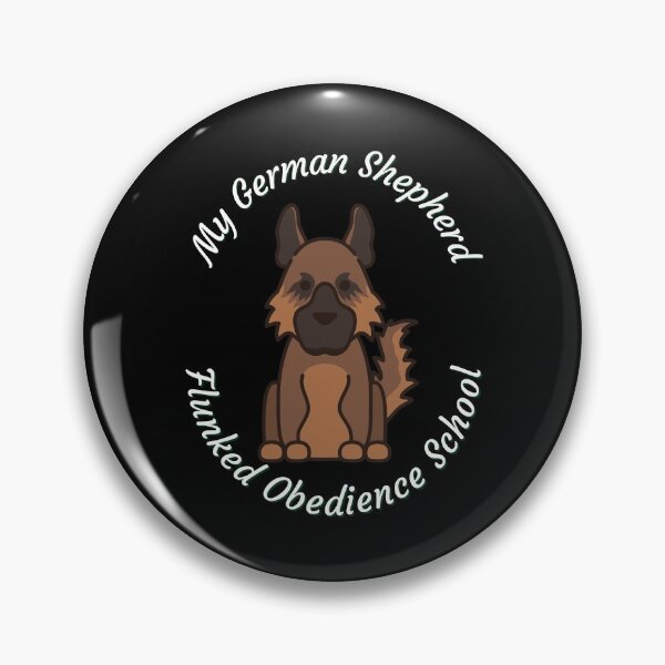 Item preview, Warning My German Shepherd Flunked Out Of Obedience School - Dog Paw Print, Dog Bone - by Boo-da-chay designed and sold by Boo-da-chay.