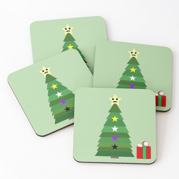 Item preview, Nonbinary Pride Stars Christmas Tree Little Guy Star designed and sold by Day10Machine.
