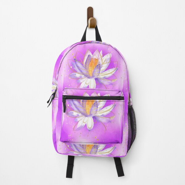 Item preview, Violet Lotus Rise Graphic Print designed and sold by elevated-aura.