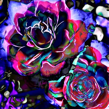 Artwork thumbnail, Spectral Roses by desetoiles10
